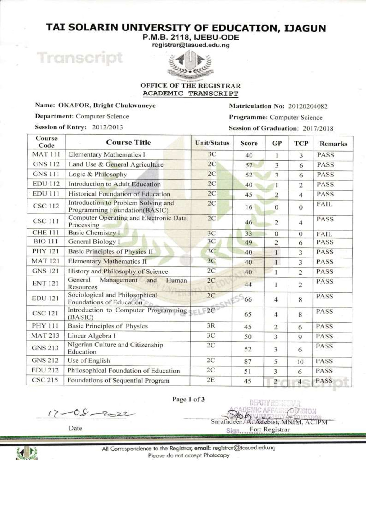 Document Page 1